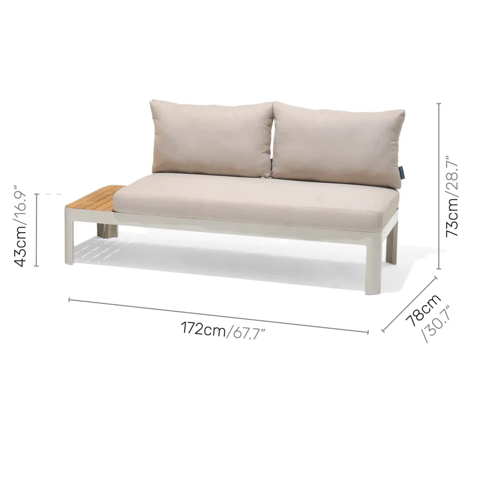 Loungegrupp LifestyleGarden Portals Loveseat