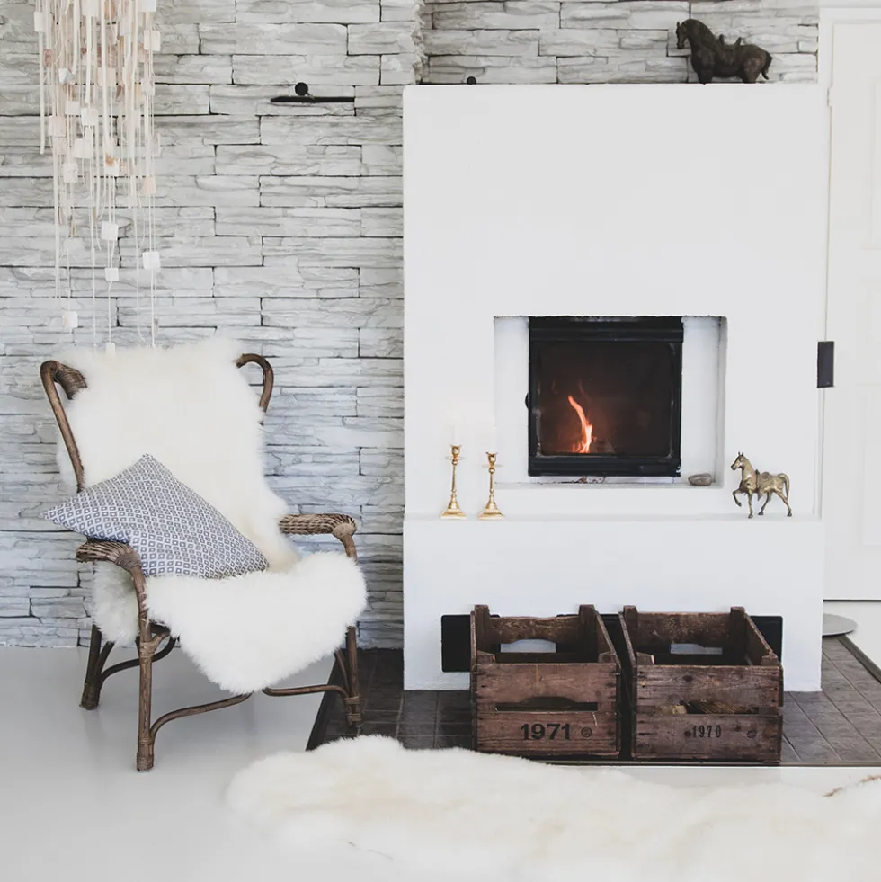Loungeset Hillerstorp Praktö Fåtölj med Fotpall