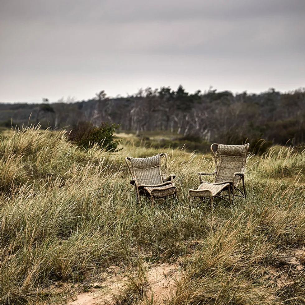 Loungeset Hillerstorp Praktö Fåtölj med Fotpall