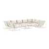 Loungesoffa Comfort Garden Usteryd utomhus L-soffa 8-sits vändbar med fåtölj