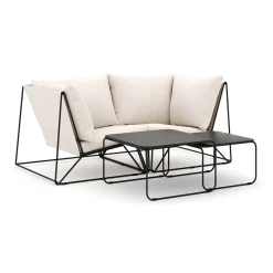 Loungesoffa Comfort Garden Usteryd utomhus rak 2-sits soffa
