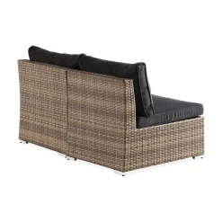 Loungesoffa Comfort Garden Wisconsin utan Armstöd 2-sits UtomhusBrun