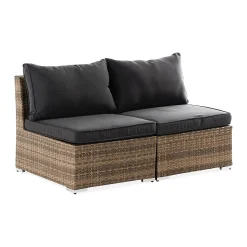 Loungesoffa Comfort Garden Wisconsin utan Armstöd 2-sits UtomhusBrun