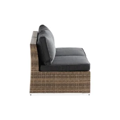 Loungesoffa Comfort Garden Wisconsin utan Armstöd 2-sits UtomhusBrun