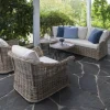 Loungesoffa Utomhus Hillerstorp Edsklinta 2-sits i Naturrotting med Dynor