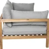 Loungesoffa Venture Home Moa Akacia/Grå, 2-Sits Utesoffa med Dyna