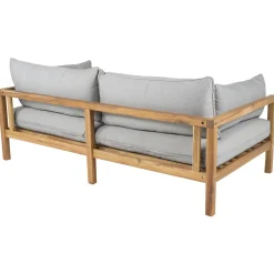 Loungesoffa Venture Home Moa Akacia/Grå, 2-Sits Utesoffa med Dyna