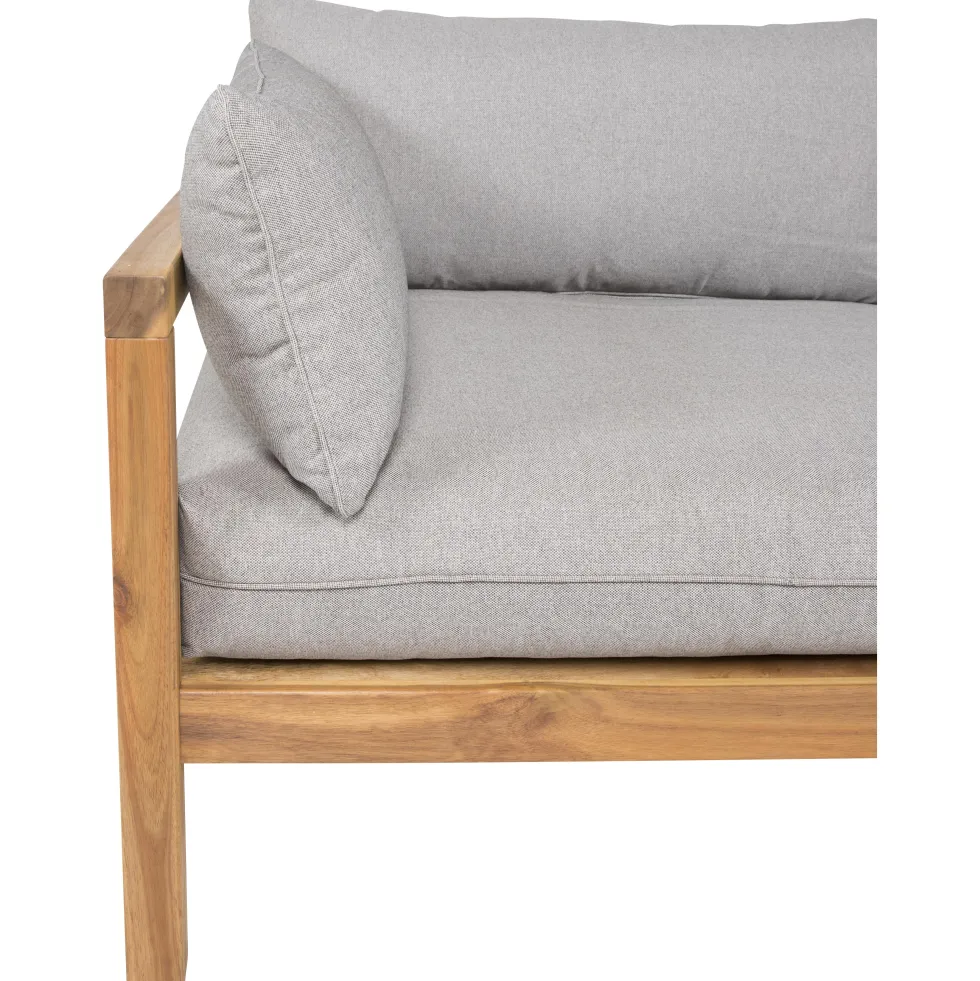 Loungesoffa Venture Home Moa Akacia/Grå, 2-Sits Utesoffa med Dyna