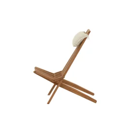 Loungestol Venture Home Kenya Utomhus, Klassisk Trästol i Teak