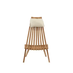Loungestol Venture Home Kenya Utomhus, Klassisk Trästol i Teak