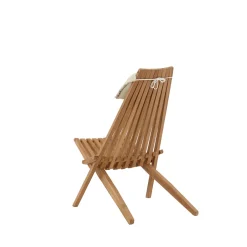 Loungestol Venture Home Kenya Utomhus, Klassisk Trästol i Teak