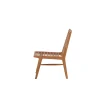 Loungestol Venture Home Ribbon Utomhusstol i Naturfärgad Teak