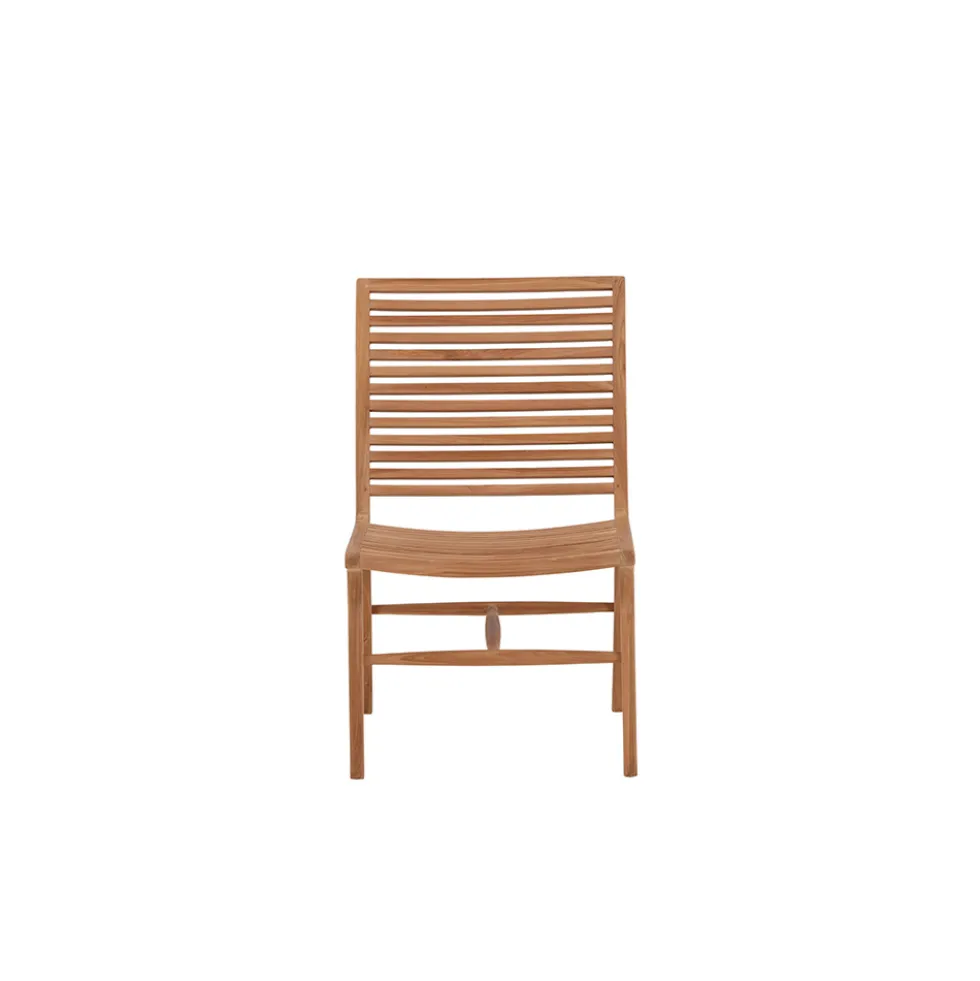 Loungestol Venture Home Ribbon Utomhusstol i Naturfärgad Teak