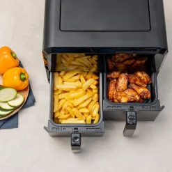 Luftfritös Princess Med Dubbla Korgar 2X4L 2400W 182068