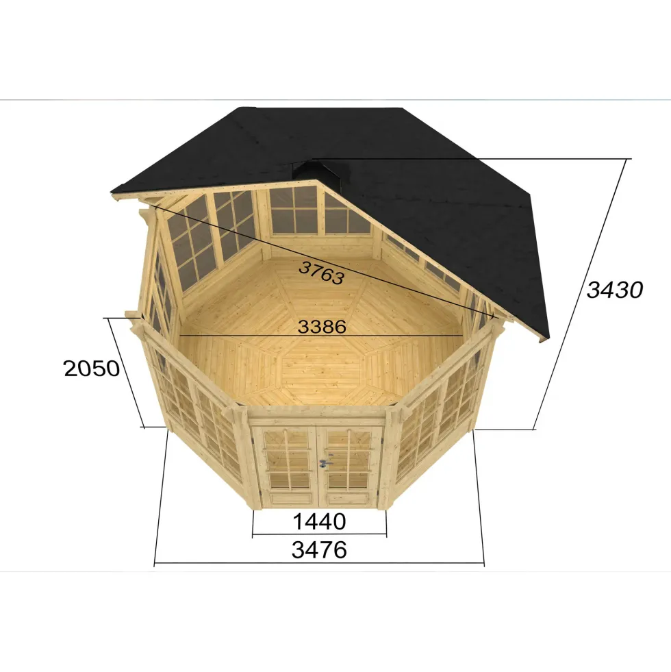 Lusthus Nordkapp.NU SOLBACKA 10m2