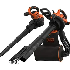 Lövblås Black&Decker BEBLV301 72L 3000W Med Räfsa