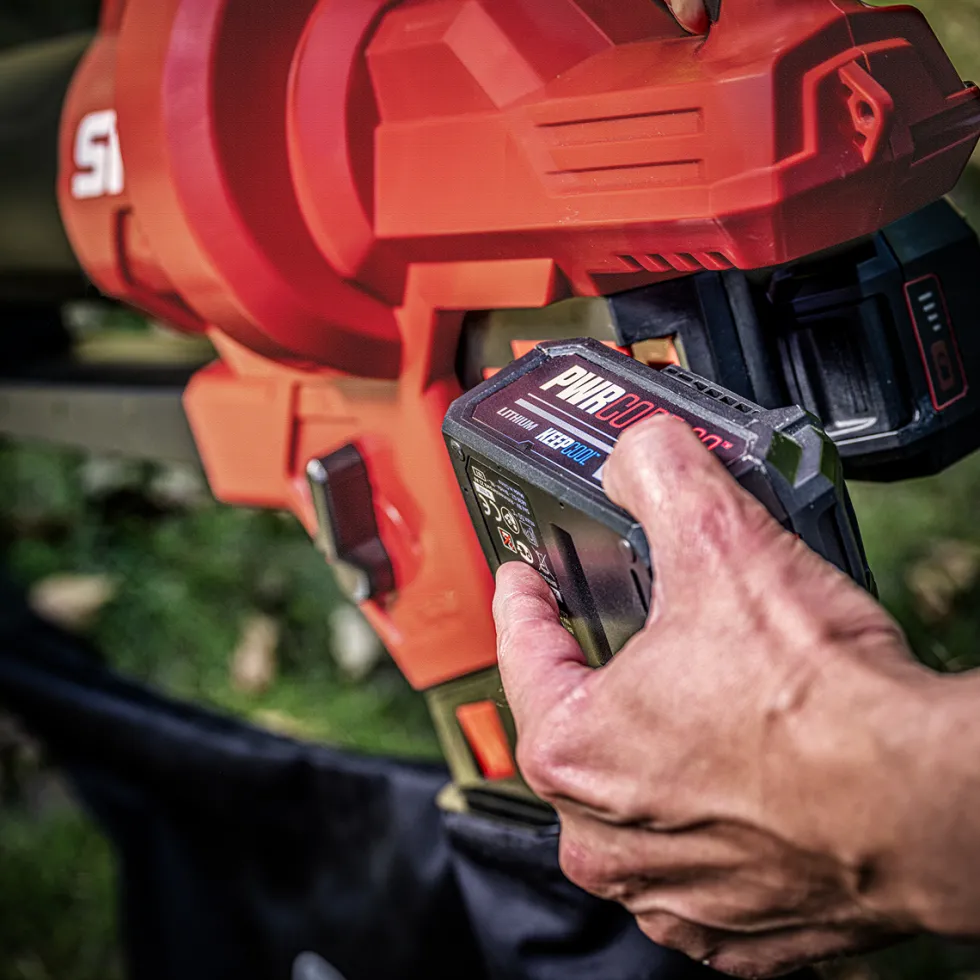 Lövblås/-Sug SKIL 0350 CA Kolborstfri Batteridriven