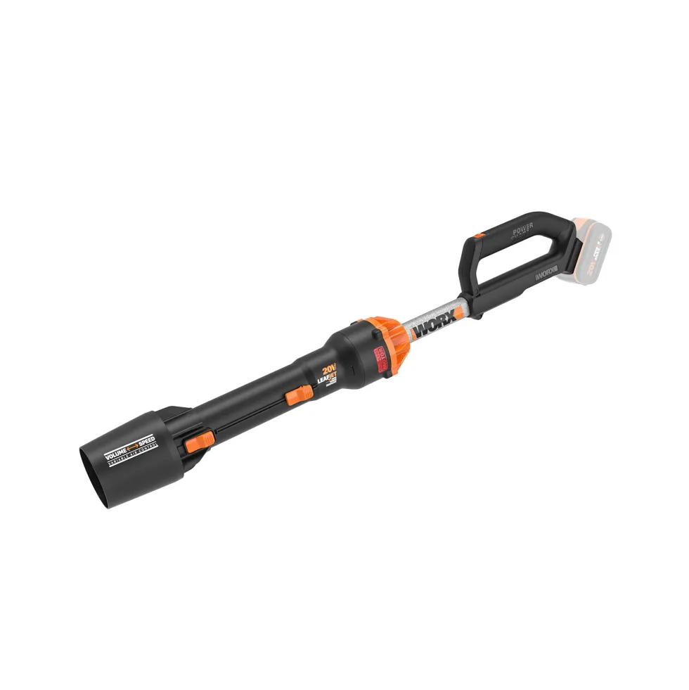 Lövblås Worx WG543E utan Batteri