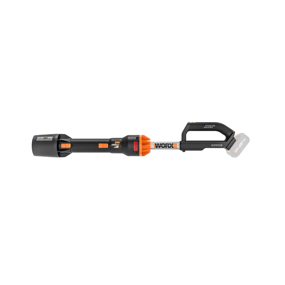 Lövblås Worx WG543E utan Batteri
