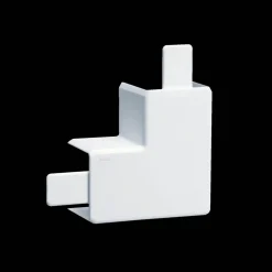 L-Vinkel till Matarkanal Hager LF/LFH 40 x 40 mm PVC Halogenfri Vit RAL 9016