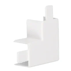 L-Vinkel till Matarkanal Hager LF/LFH 30 x 30 mm Halogenfri Vit RAL 9016