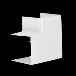 L-Vinkel till Matarkanal Hager Flexibel LF/LFH 60 x 60 mm Halogenfri Vit RAL 9016