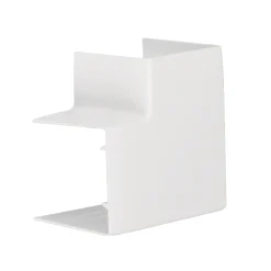 L-Vinkel till Matarkanal Hager Flexibel LF/LFH 60 x 60 mm Halogenfri Vit RAL 9016
