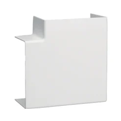 L-Vinkel till Matarkanal Hager Flexibel LF/LFH 60 x 110 mm Halogenfri Vit RAL 9016