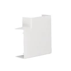 L-Vinkel till Matarkanal Hager Flexibel LF/LFH 40 x 90 mm Halogenfri Vit RAL 9016