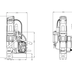 Magnetborrmaskin Euroboor Automatisk Matning