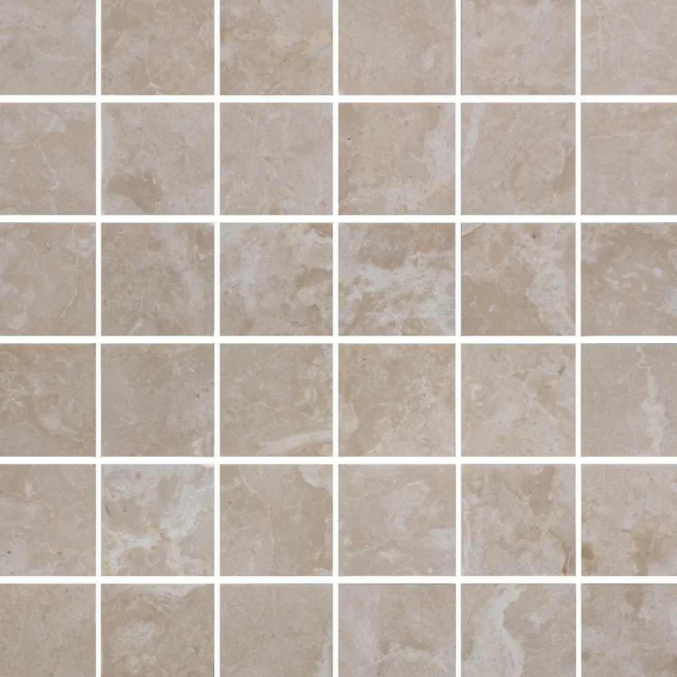 Marmor Arredo Bottocino Honed Beige 5x5 cm
