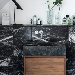 Marmor Arredo Nero Marquina Svart Polerad 30x30 cm