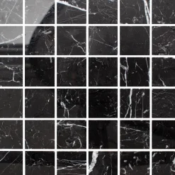 Marmor Arredo Nero Marquina Svart Polished 5x5 cm