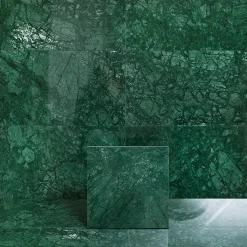 Marmor Arredo Verde Guatemala Grön Polerad 30x30 cm