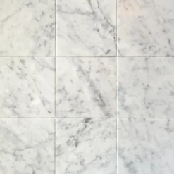 Marmor Italian Marble Bianco Carrara Polerad 10x10 cm