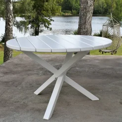 Matgrupp Baltic Garden Scottsdale Ø112 Med 4 Kungshamn Stolar