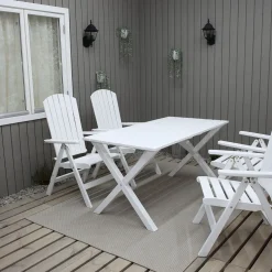 Matgrupp Baltic Garden Scottsdale 150 Med 4 Kungshamn Stolar