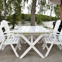 Matgrupp Baltic Garden Scottsdale 150 Med 4 Kungshamn Stolar