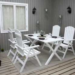 Matgrupp Baltic Garden Scottsdale 150 Med 4 Kungshamn Stolar