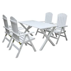 Matgrupp Baltic Garden Scottsdale 150 Med 4 Kungshamn Stolar