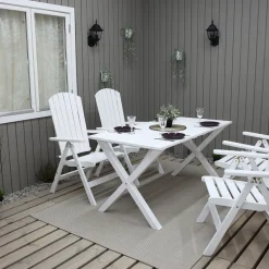 Matgrupp Baltic Garden Scottsdale 150 Med 4 Kungshamn Stolar