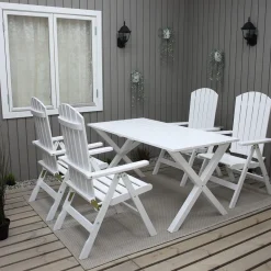Matgrupp Baltic Garden Scottsdale 150 Med 4 Kungshamn Stolar