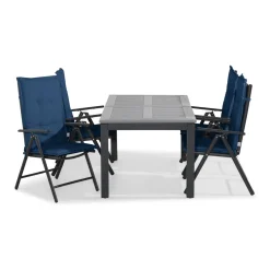 Matgrupp Comfort Garden Monaco Matgrupp Utomhus 152-210x90 med 4 Maggie Positionsstol m Dyna