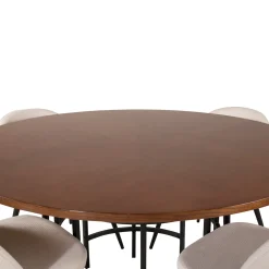 Matgrupp furniture/fashion Copenhagen med 4 Valentina Manchester Stolar