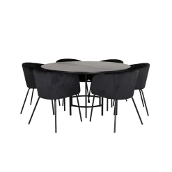 Matgrupp furniture/fashion Copenhagen Ø140 cm med 6 Berit Stolar