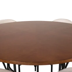 Matgrupp furniture/fashion Copenhagen med 6 Valentina Sammet Stolar