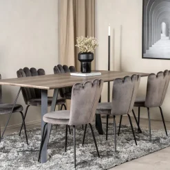 Matgrupp furniture/fashion Madde med 6 Limhamn Light Stolar
