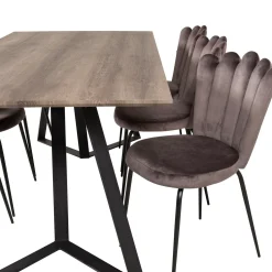 Matgrupp furniture/fashion Madde med 6 Limhamn Light Stolar