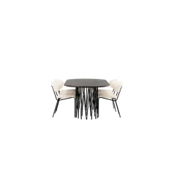 Matgrupp furniture/fashion Stone med 4 Chico Stolar