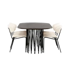 Matgrupp furniture/fashion Stone med 4 Chico Stolar